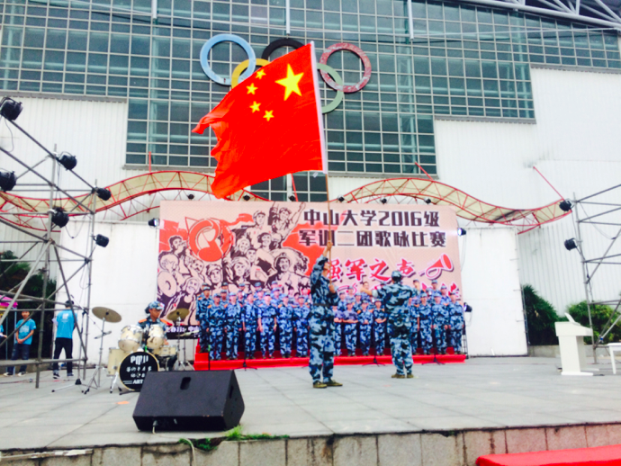 我院本科新生荣获二团军歌大赛团体三等奖